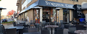 Outside Symposium Cafe Restaurant