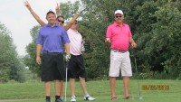 Golf party group