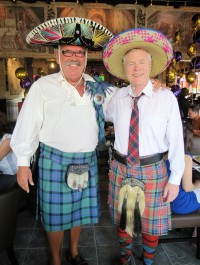 scottish kilts restaurant opening fun mexican style