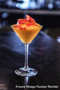 frozen mango passion martini at symposium markham restaurant