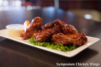 symposium chicken wings at our markham restaurant