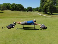 planking on the course