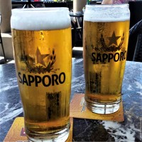 thornhill lounge of sapporo and sleeman draught beer at symposium cafe