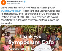 world vision charity symposium cafe georgetown