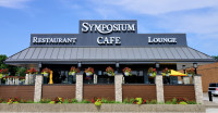 waterdown hamilton amazing place with outdoor patio dining at symposium cafe