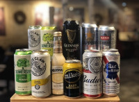 ontario restaurants offering alcohol white claw, beer, ciders for take you and delivery at symposium cafe