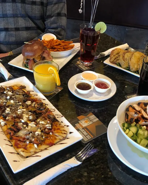 Family-friendly weekend brunch place in Thornhill with vibrant breakfast plates, fresh seasonal fruit and celebratory br