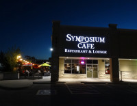 symposium cafe outdoor restaurant patio exterior