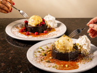 ajax ontario dessert spot desserts raspberry chocolate lava cake symposium cafe