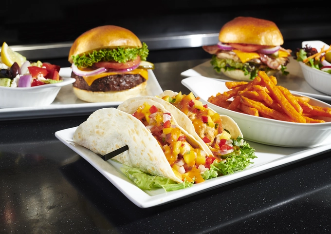 Takeout and delivery meals and drinks from Symposium Cafe Restaurant Ancaster for breakfast, lunch, dinner and desserts