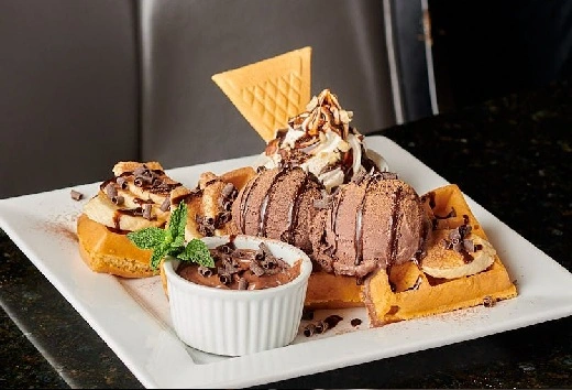 Desserts Waffles Chocolate Nutella Aurora Ontario