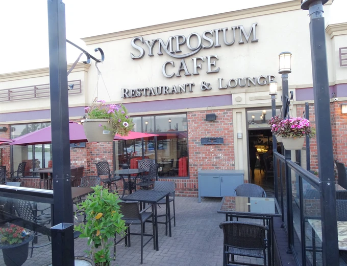 Bolton Restaurant - Symposium Cafe Exterior & Patio