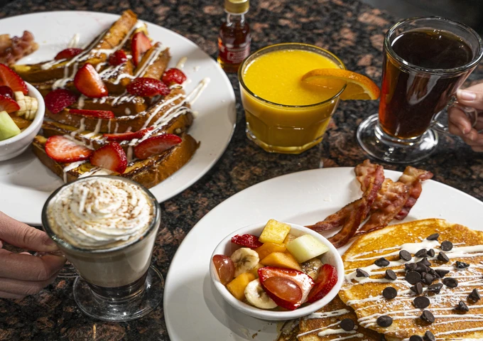 breakfast and brunch favourites at Symposium Cafe Restaurant Lindsay, a family-friendly place serving all-day breakfast, brunch, lunch and daily specials