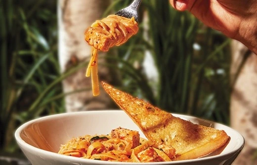 Pasta Entrees half price Tuesday specials at Symposium Cafe Restaurant Woodbridge, a family restaurant serving up gourmet comfort food for lunch, dinner and late night dining. 