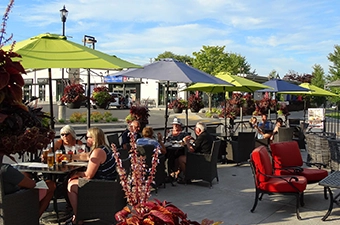 Outdoor Patio dining near me at all Ontario Symposium Restaurants