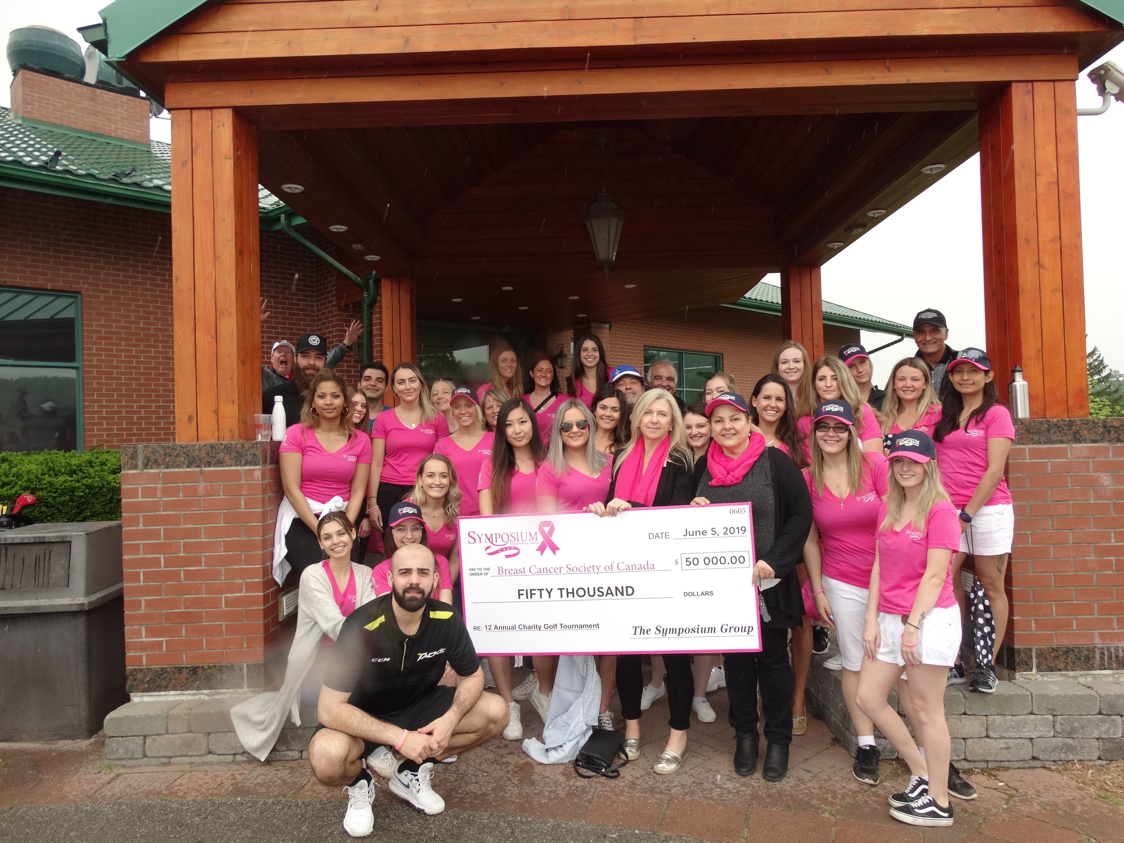 Symposium Restaurants giving back breast cancer Golf Charity