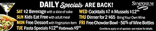 7 day specials - Daily