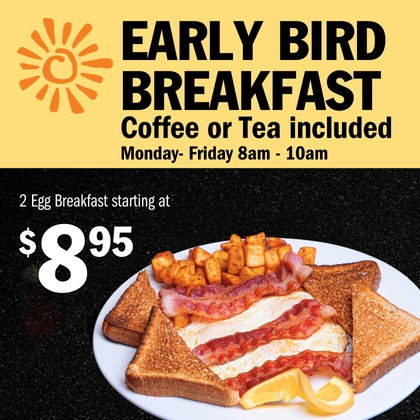 Early Bird Breakfast at Symposium Cafe