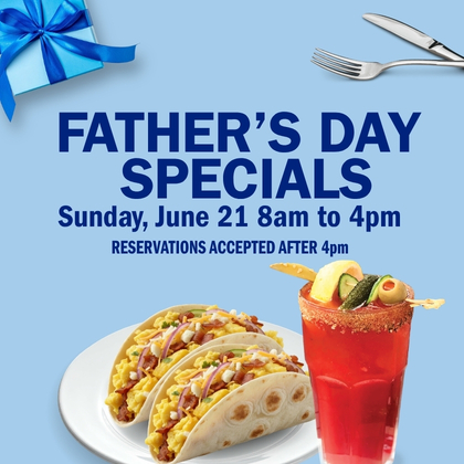 Father's Day Brunch Menu at Symposium Cafe Restaurant