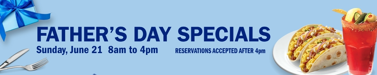 Father's Day Brunch Menu at Symposium Cafe Restaurant
