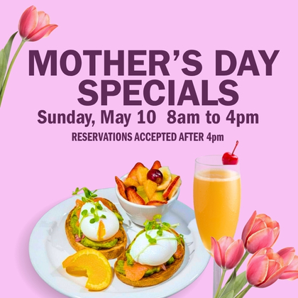 Celebrate Mother's Day at Symposium Cafe